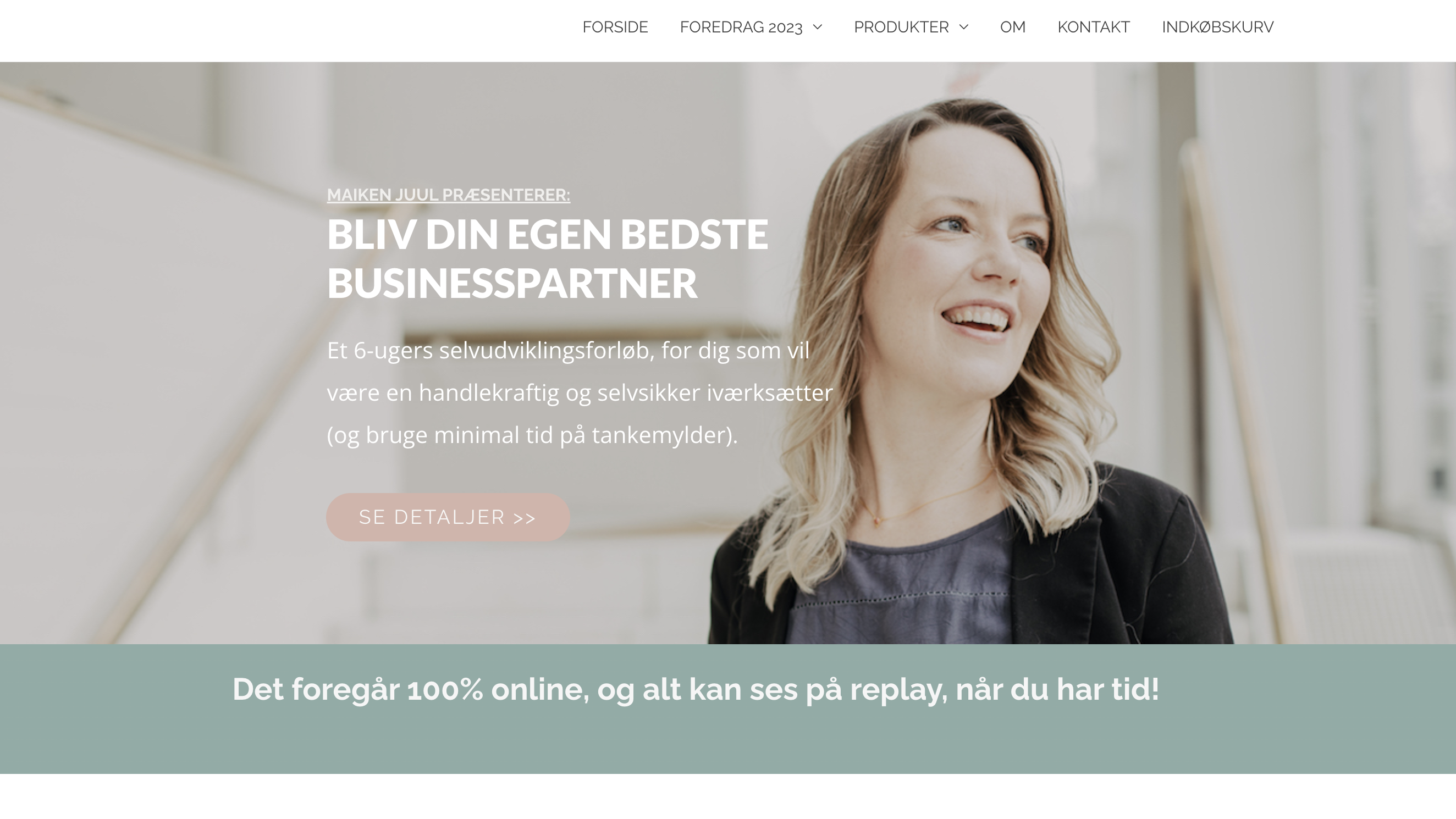 Online forløb med Maiken Juul